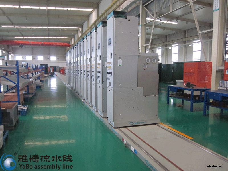 小車式手推環(huán)網(wǎng)柜生產(chǎn)線1